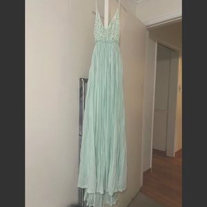 Beautiful spring dress in pastel color